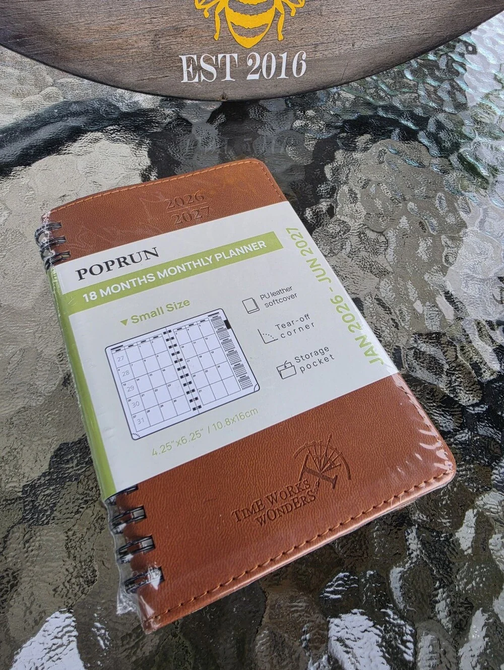POPRUN 2026/2027 18-Month Monthly Planner